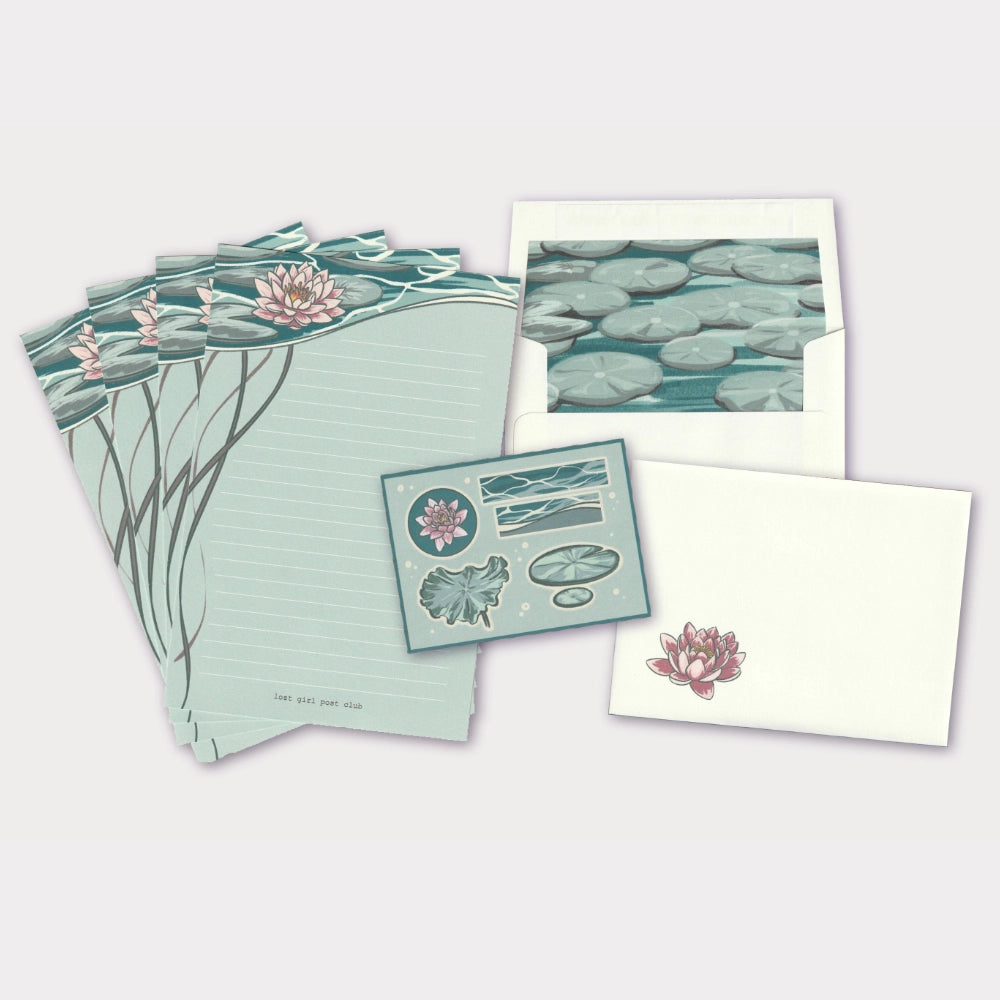 Lotus letter set